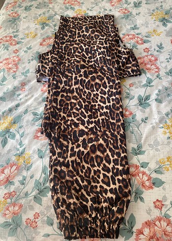 Leopar Desenli Fırfırlı Yelek - Görsel 4