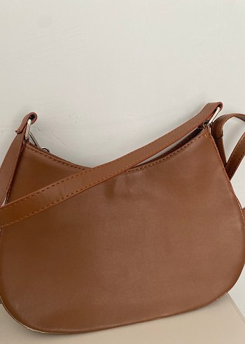 Kahverengi Deri Kadın Çanta - Görsel 2