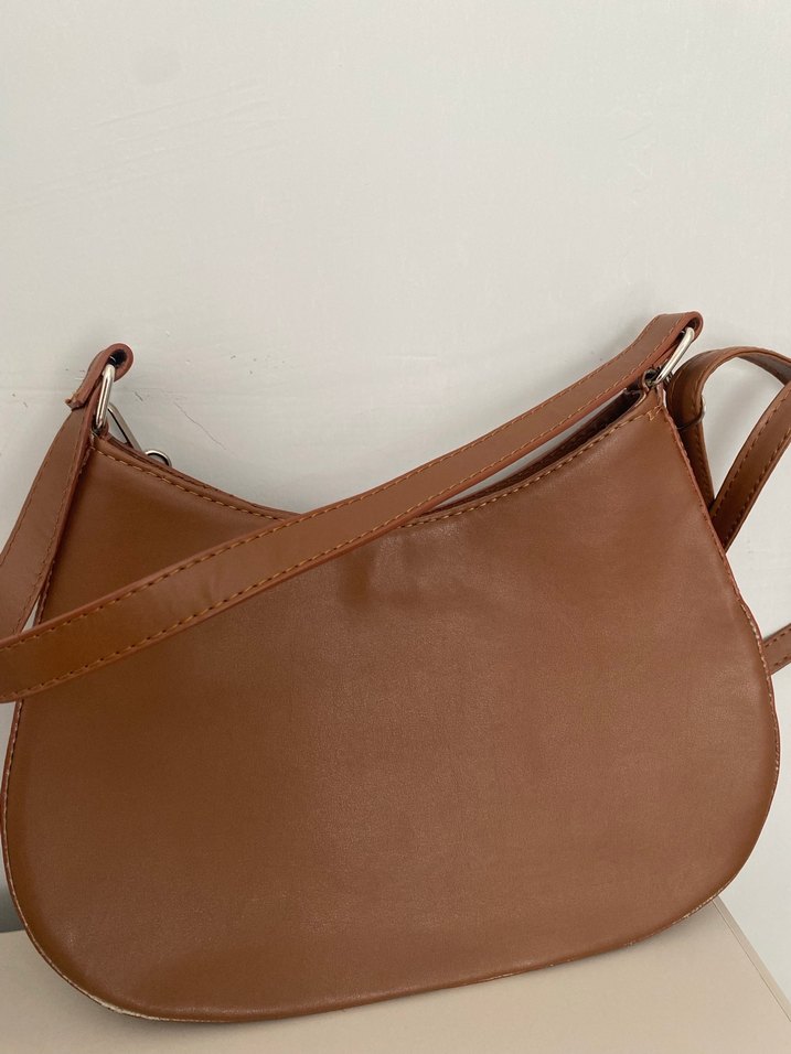 Kahverengi Deri Kadın Çanta - Görsel 2