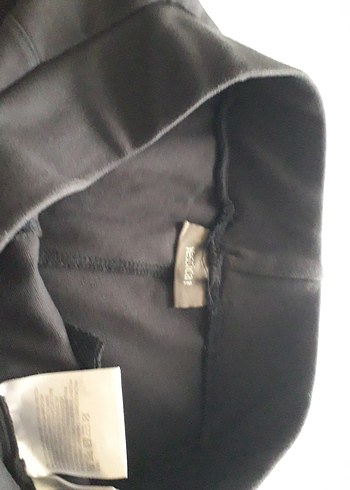 Fermuarlı lacivert Kadın Tayt pantolon - Görsel 3