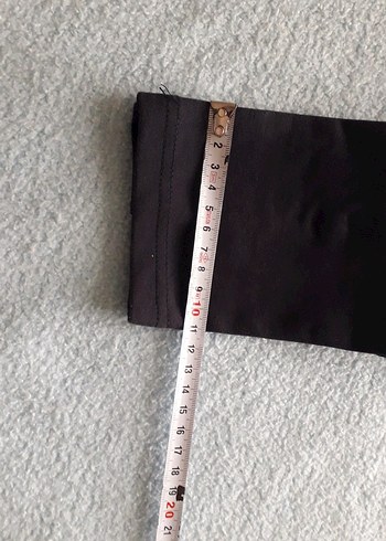 Fermuarlı lacivert Kadın Tayt pantolon - Görsel 6