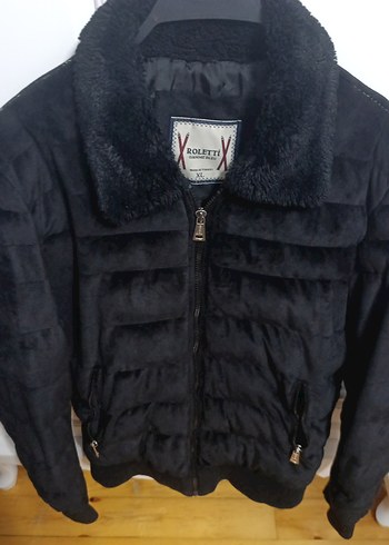 Siyah Kürklü Kadın Kışlık Mont - Görsel 3