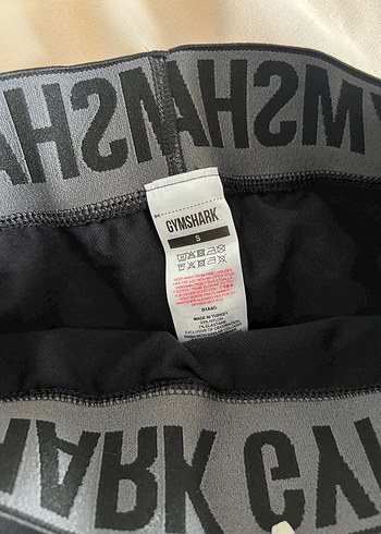 Siyah Gymshark Esnek Mini Spor Şort - Görsel 2