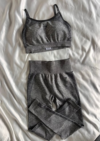 Gymshark Gri Kadın Spor Takımı - Görsel 2