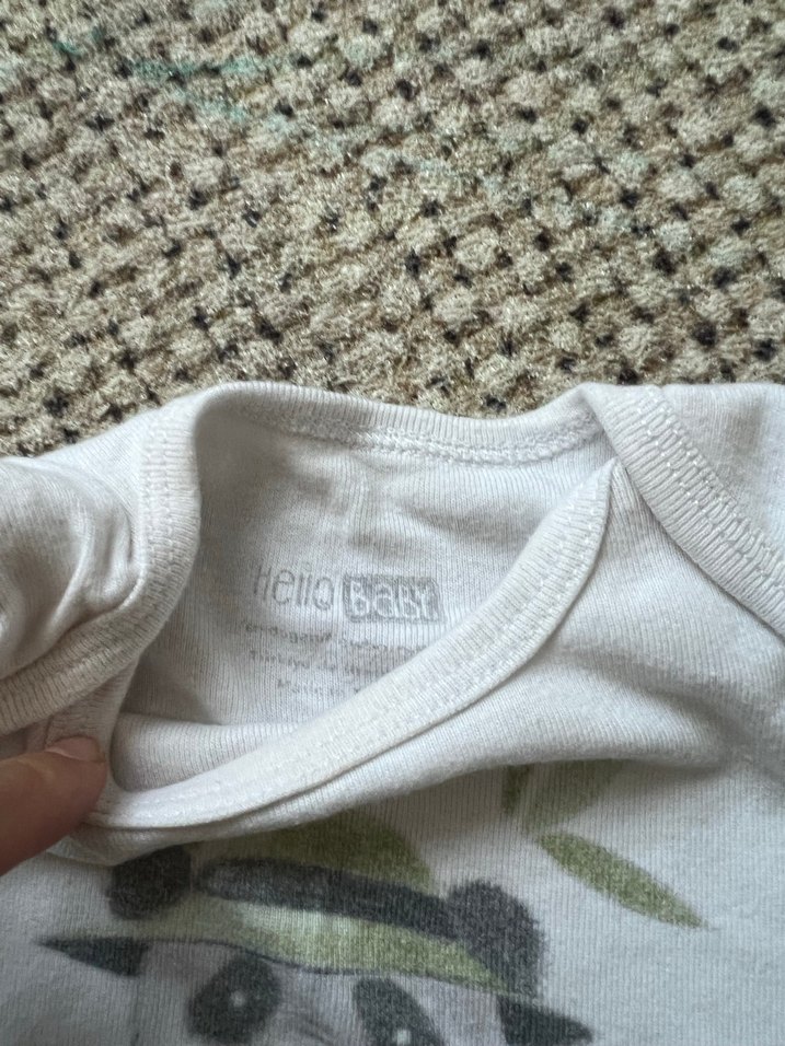 4lü E-bebek Beyaz Erkek Bebek Kısa Kollu Body - Görsel 2