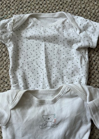 Bebek Kısa Kollu Pamuklu Body 4'lü Set - Görsel 2