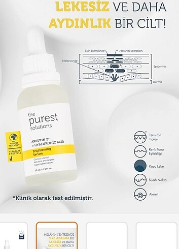  Beden The purest solutions arbutin 