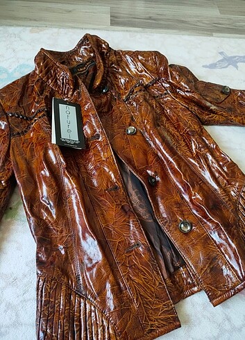 Hakiki vintage deri ceket