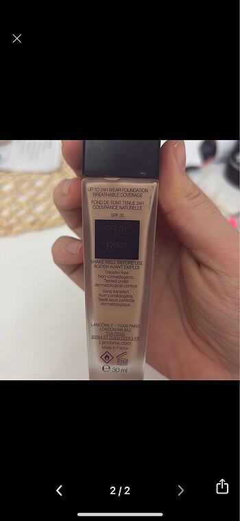 Lancome lancome fondöten