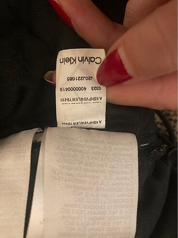 m Beden siyah Renk Calvin klein mont