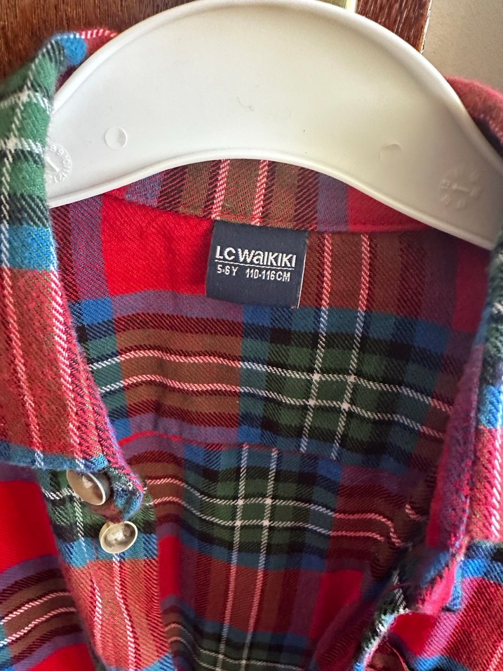 Lcw marka Düğmeli, Uzun Kollu, Bol Kesim erkek çocuk Gömlek - Görsel 2