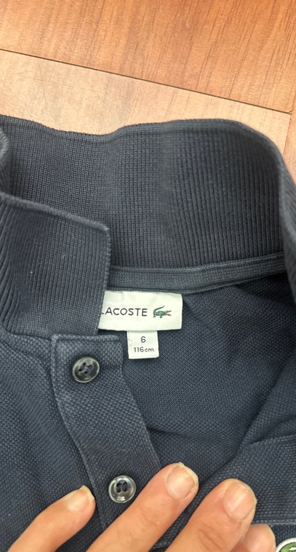 Düğmeli Siyah Erkek çocuk Polo Tişört - Görsel 2