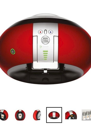 Kırmızı Krups Kahve Makinesi - Görsel 2