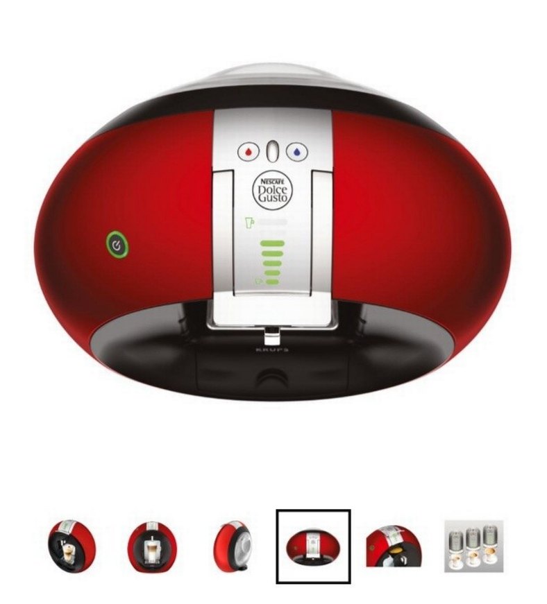 Kırmızı Krups Kahve Makinesi - Görsel 2