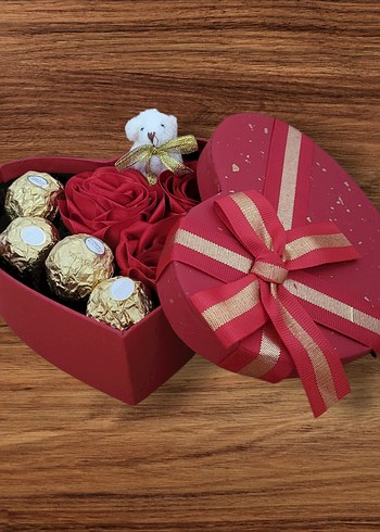 Kalp Şeklinde Hediye Kutusu - Görsel 2