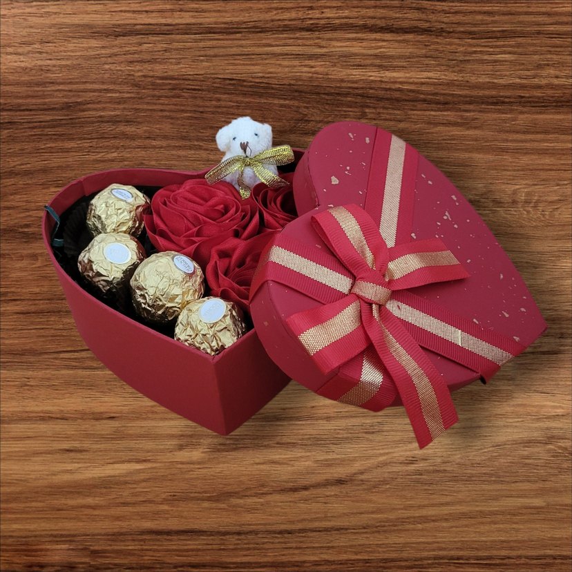 Kalp Şeklinde Hediye Kutusu - Görsel 2