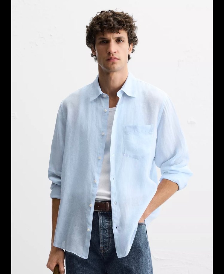 Mavi Denim Regular Fit Uzun Kollu Erkek Gömlek - Görsel 2