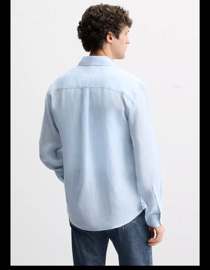 Mavi Denim Regular Fit Uzun Kollu Erkek Gömlek - Görsel 3