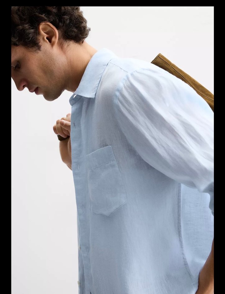 Mavi Denim Regular Fit Uzun Kollu Erkek Gömlek - Görsel 4