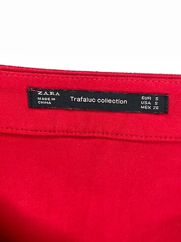 s Beden kırmızı Renk Zara Mini Etek %70 İndirimli.