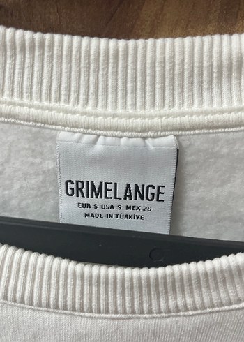Grimelange Beyaz Pamuklu Sweatshirt - Görsel 4