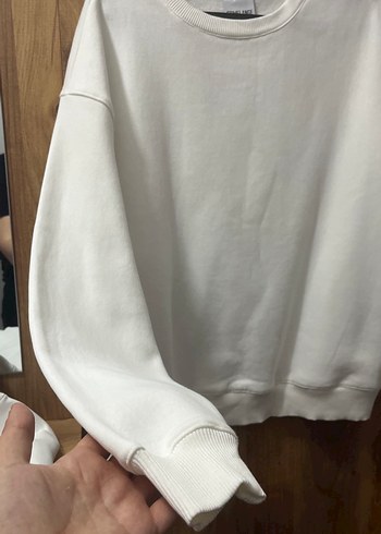 Grimelange Beyaz Pamuklu Sweatshirt - Görsel 3