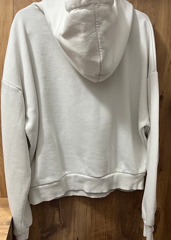 Mavi Baskılı Beyaz Kadın Sweatshirt - Görsel 5