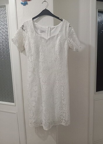xl Beden beyaz Renk Nikah elbisesi 