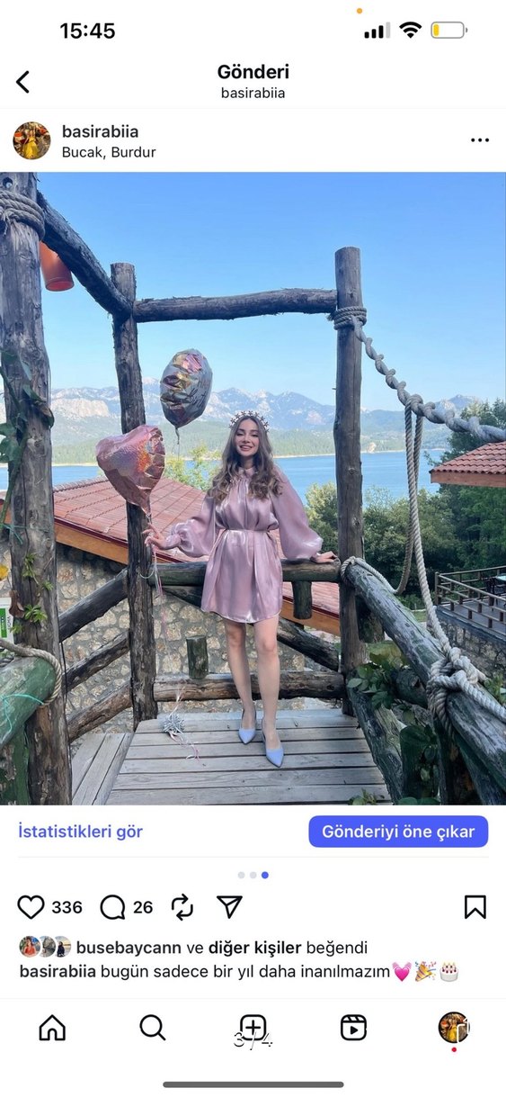 Manuka Abiye Pembe Kadın Elbise tunik - Görsel 3