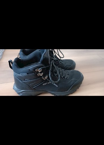 Siyah Bağcıklı Biker Erkek Bot Lumberjack - Görsel 7