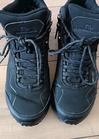 Siyah Bağcıklı Biker Erkek Bot Lumberjack - Görsel 2