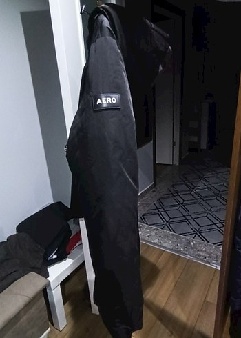 Erkek Siyah Kapüşonlu Kayak Ceketi Aeropostale Mont - Görsel 6