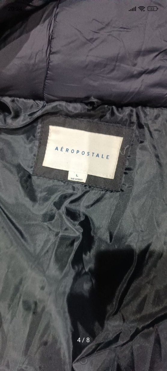 Erkek Siyah Kapüşonlu Kayak Ceketi Aeropostale Mont - Görsel 4