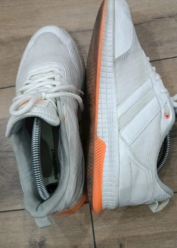 Beyaz Bağcıklı Spor Ayakkabı - Görsel 6