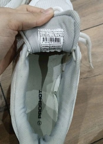 Beyaz Bağcıklı Spor Ayakkabı - Görsel 4