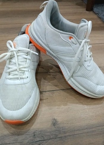 Beyaz Bağcıklı Spor Ayakkabı - Görsel 5