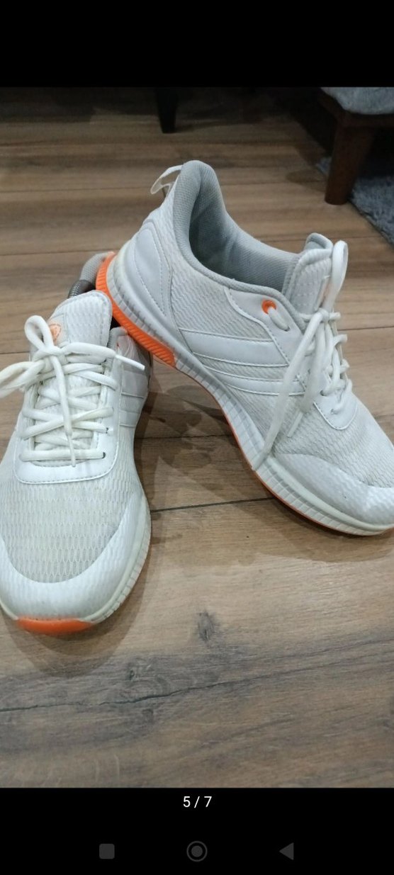 Beyaz Bağcıklı Spor Ayakkabı - Görsel 5