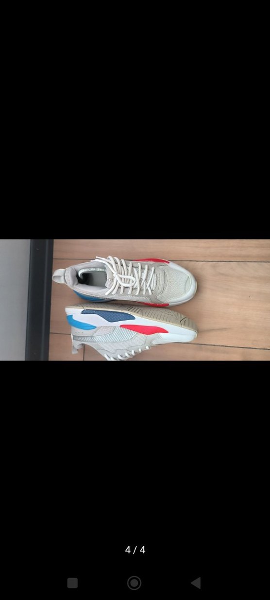 Gri Beyaz Puma Spor Ayakkabı Orijinal - Görsel 4