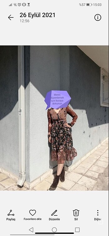 Çok güzel bir elbise