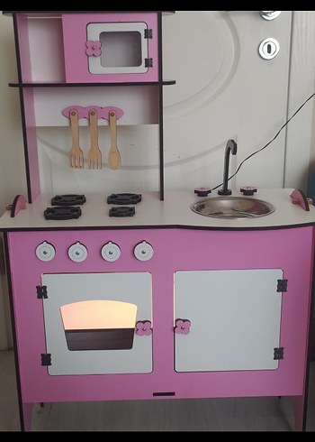 Ikea Pembe Çocuk Oyun Mutfak Seti