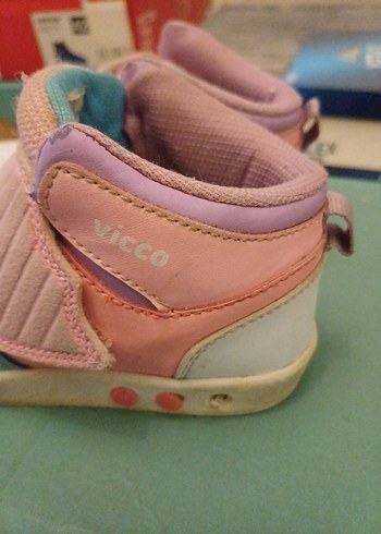 Kız Çocuk Pembe, ışıklı Vicco bot - Görsel 6