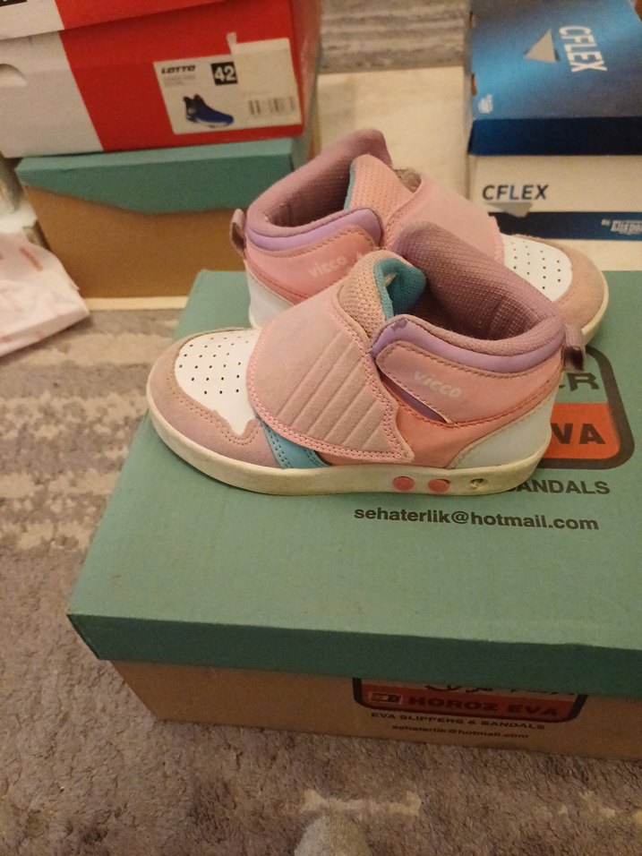 Kız Çocuk Pembe, ışıklı Vicco bot - Görsel 3