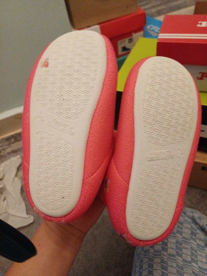 LOL Kız Çocuk Pembe Baskılı Sıcak panduf - Görsel 3