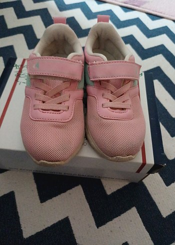 Kız Çocuk Pembe Cırtlı Spor Ayakkabı - Görsel 3