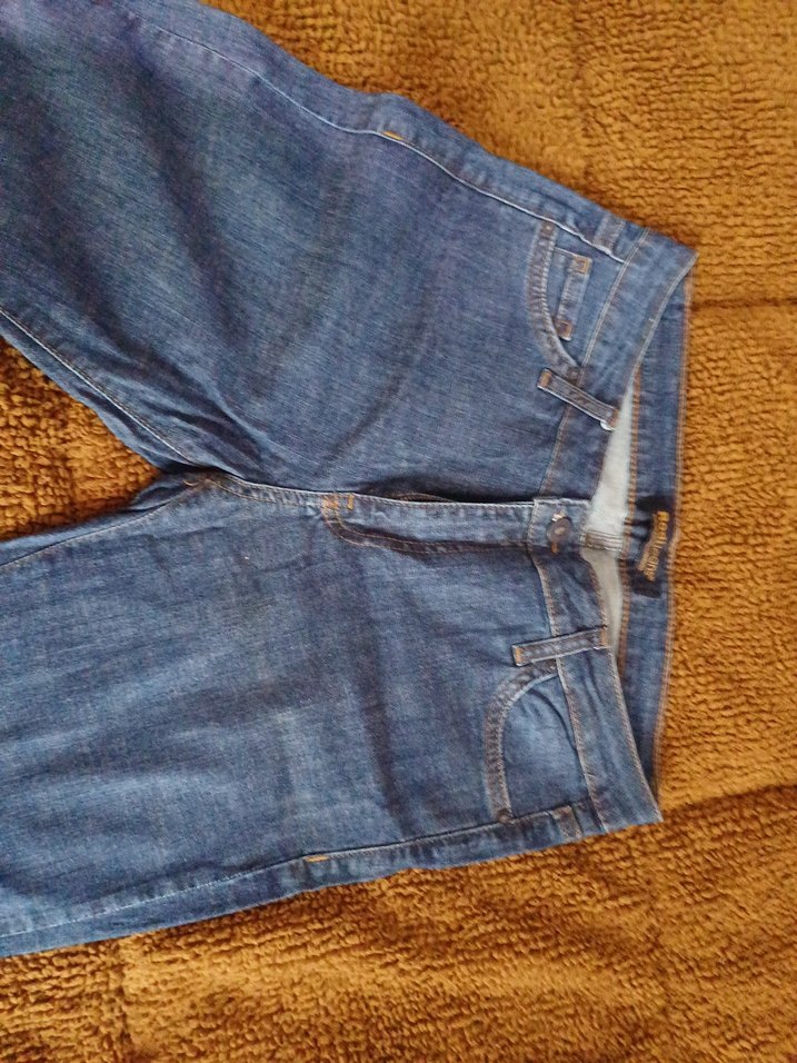 Kadın Mavi Denim Normal Kesim Pantolon - Görsel 2