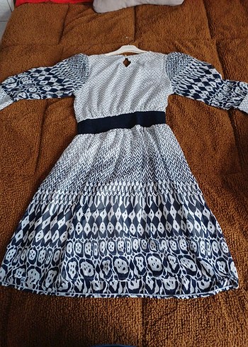 Bohem Desenli Elbise - Görsel 5