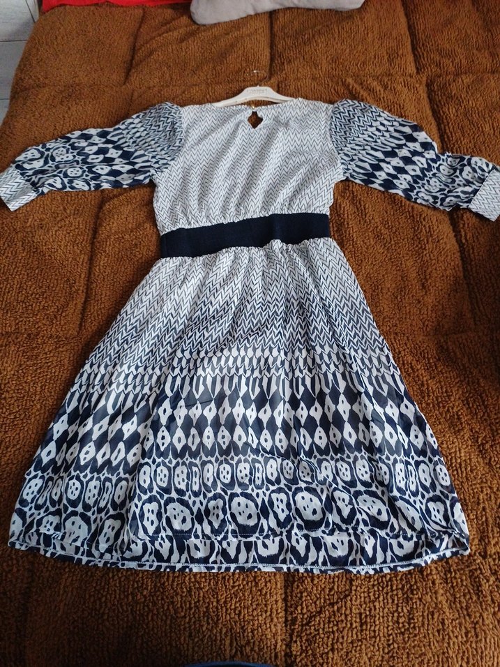 Bohem Desenli Elbise - Görsel 5