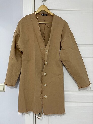 Zara oversize ceket hiç giyilmedi