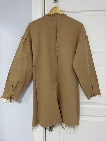 m Beden camel Renk Zara oversize ceket hiç giyilmedi