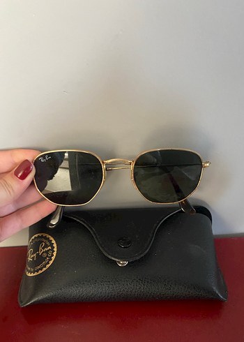 Ray-Ban Parlak Altın çerçeveli unisex güneş gözlük - Görsel 2